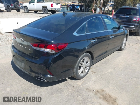2018 Hyundai Sonata SEL with VIN 5NPE34AF1JH656235, listed as a IAAI auction lot 41836207 with 91,376 mi miles and . Bid and sale history available at DreamBid. Image 4.