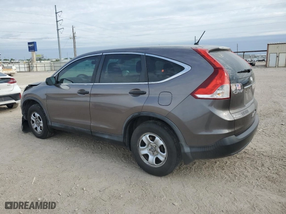 2013 Honda CR-V LX with VIN 3CZRM3H33DG700120, listed as a Copart auction lot 52917745 with 168,370 mi miles and Salvage Title. Bid and sale history available at carsss.com. Image 2.