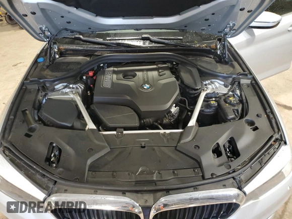 2019 BMW 5 Series 530i xDrive with VIN WBAJA7C50KWC77829, listed as a Copart auction lot 57496155 with Not provided miles and Salvage title. Bid and sale history available at DreamBid. Image 11.