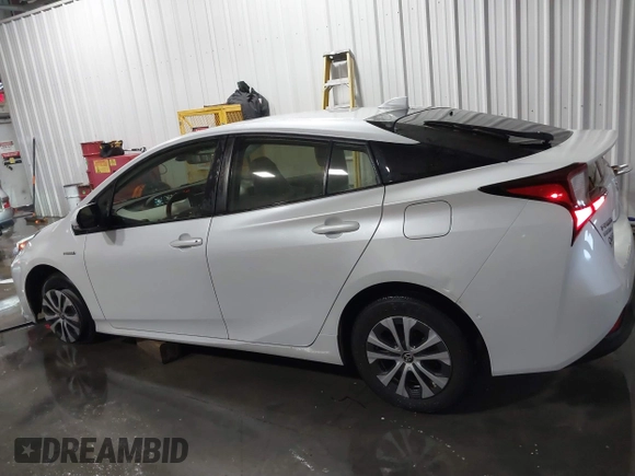 2021 Toyota Prius LE with VIN JTDL9MFU9M3025214, listed as a IAAI auction lot 41375860 with 76,259 mi miles and . Bid and sale history available at DreamBid. Image 15.