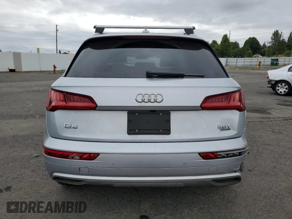 2018 Audi Q5 Prestige with VIN WA1CNAFYXJ2087049, listed as a Copart auction lot 68697904 with 37,196 mi miles and Salvage Title. Bid and sale history available at carsss.com. Image 6.