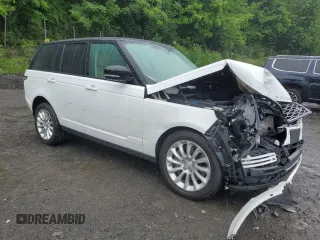 2018 Land Rover Range Rover HSE with VIN SALGS2SV3JA388696, listed as a Copart auction lot 60896105 with 57,951 mi miles and Salvage title. Bid and sale history available at DreamBid. Image 4.