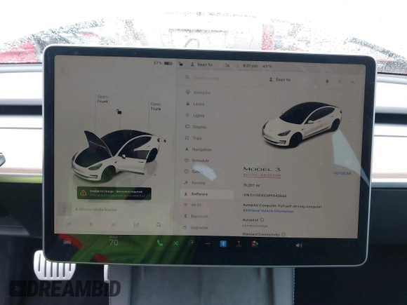 2023 Tesla Model 3 Performance z VIN 5YJ3E1EC9PF545648, wystawiony jako IAAI lot #41573583 z przebiegiem 15 207 mil mil oraz . Historia ofert i sprzedaży dostępna na DreamBid. Obrazek 18.