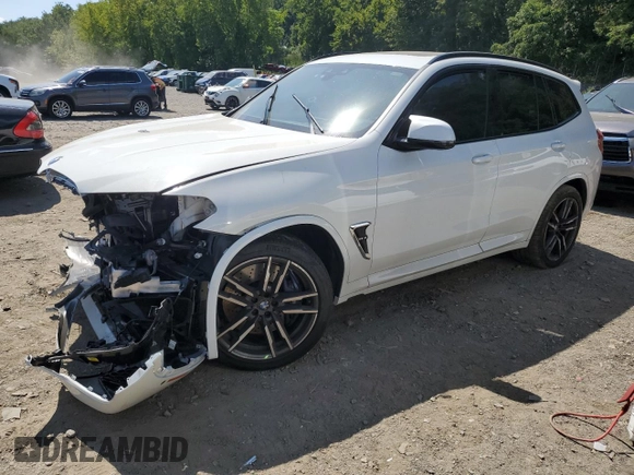 2020 BMW X3 M Competition with VIN 5YMTS0C04L9B75915, listed as a Copart auction lot 68585394 with 0 mi miles and Salvage Title. Bid and sale history available at carsss.com. Image 1.