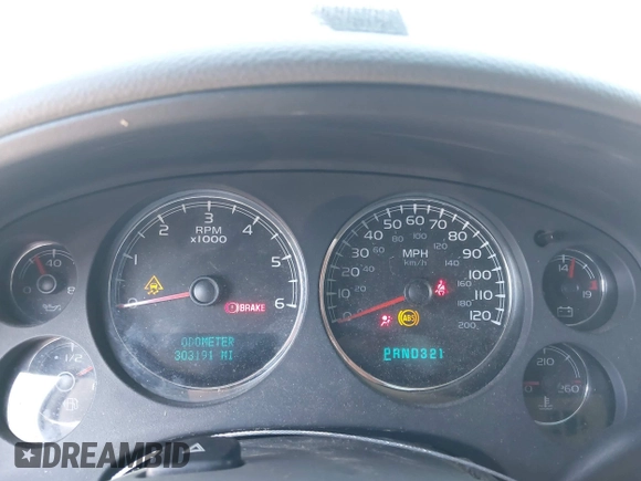 2007 Chevrolet Suburban LT with VIN 3GNFC16J87G228803, listed as a IAAI auction lot 41910240 with 303,191 mi miles and . Bid and sale history available at DreamBid. Image 7.
