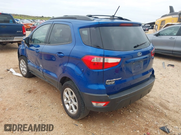2019 Ford EcoSport SE with VIN MAJ3S2GEXKC308269, listed as a IAAI auction lot 41945806 with 42,506 mi miles and . Bid and sale history available at DreamBid. Image 3.