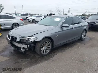 2014 BMW 5 Series 528i with VIN WBA5A5C56ED509319, listed as a IAAI auction lot 41169536 with 91,364 mi miles. Bid and sale history available at carsss.com. Image 2.