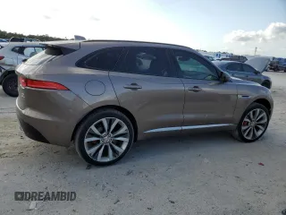 2017 Jaguar F-Pace S with VIN SADCM2BV3HA497710, listed as a Copart auction lot 53734735 with 61,303 mi miles and Clean Title. Bid and sale history available at DreamBid. Image 3.