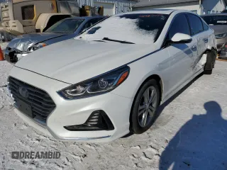 2018 Hyundai Sonata Sport with VIN 5NPE34AFXJH645217, listed as a Copart auction lot 41487055 with 95,872 mi miles and Salvage Title. Bid and sale history available at carsss.com. Image 1.
