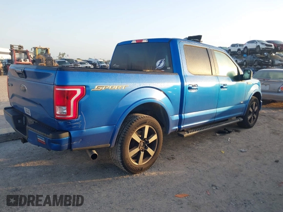 2016 Ford F-150 XL with VIN 1FTEW1CP2GKD41451, listed as a IAAI auction lot 41938428 with 207,747 mi miles and . Bid and sale history available at carsss.com. Image 4.