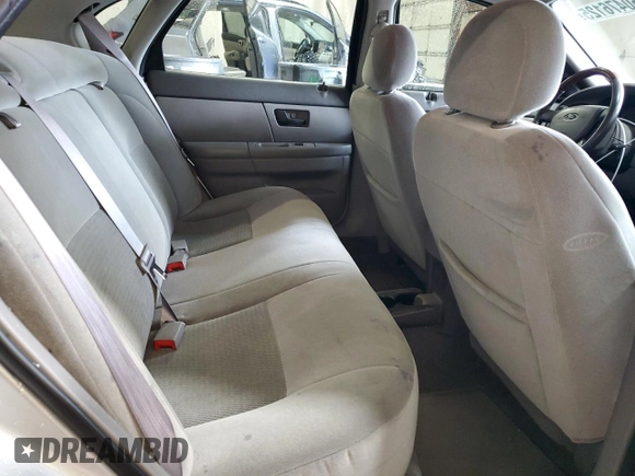 2006 Ford Taurus with VIN 1FAHP56U46A162809, listed as a Copart auction lot 60476125 with 95,542 mi miles and Salvage title. Bid and sale history available at DreamBid. Image 10.