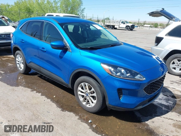 2021 Ford Escape SE with VIN 1FMCU9G6XMUA81082, listed as a IAAI auction lot 42056323 with 83,904 mi miles. Bid and sale history available at carsss.com. Image 1.