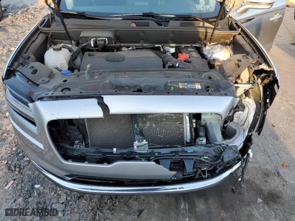 2021 Lincoln Nautilus Standard with VIN 2LMPJ8J98MBL00087, listed as a Copart auction lot 84207584 with 31,163 mi miles and Salvage Title. Bid and sale history available at carsss.com. Image 12.