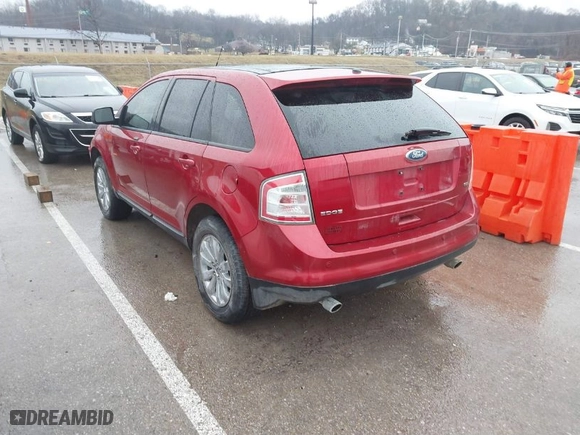 2008 Ford Edge SEL with VIN 2FMDK38C48BA49395, listed as a IAAI auction lot 41416455 with NaN miles. Bid and sale history available at carsss.com. Image 3.