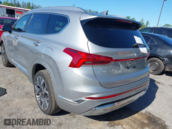 2023 Hyundai Santa Fe Calligraphy with VIN 5NMS54AL2PH560512, listed as a IAAI auction lot 39492126 with 6,379 mi miles and . Bid and sale history available at DreamBid. Image 3.