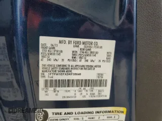 2013 Ford F-150 XL с VIN 1FTFW1EFXDKF35648, выставлен на аукционе Copart как лот 64216015 с пробегом 186 887 миль миль и Списание • Salvage title. История ставок и продаж доступна на DreamBid. Изображение 12.