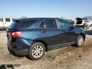 2020 Chevrolet Equinox LS with VIN 2GNAXSEV2L6227113, listed as a Copart auction lot 53385645 with 103,844 mi miles and Salvage Title. Bid and sale history available at carsss.com. Image 3.