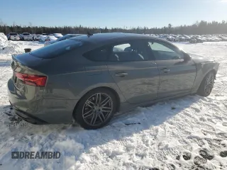 2023 Audi A5 Sportback S line Premium Plus with VIN WAUFACF55PA023691, listed as a Copart auction lot 85666584 with 6,449 mi miles and Salvage Title. Bid and sale history available at carsss.com. Image 3.