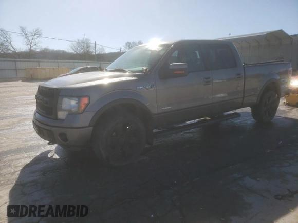 2012 Ford F-150 XL with VIN 1FTFW1ET1CFA07669, listed as a Copart auction lot 45859944 with 126,683 mi miles and Salvage Title. Bid and sale history available at carsss.com. Image 1.