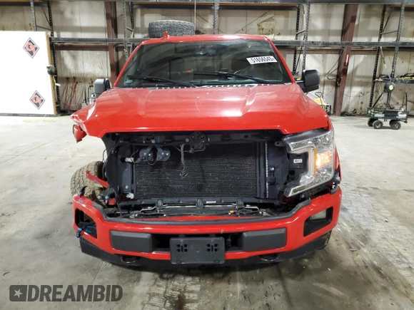 2018 Ford F-150 XL with VIN 1FTEX1EP6JKD14643, listed as a Copart auction lot 51656545 with 91,149 mi miles and Salvage Title. Bid and sale history available at carsss.com. Image 5.