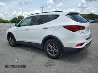 2018 Hyundai Santa Fe 2.4L with VIN 5NMZU3LB5JH060254, listed as a Copart auction lot 61834965 with 58,790 mi miles and Salvage title. Bid and sale history available at DreamBid. Image 2.
