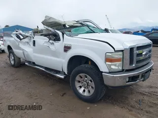 2008 Ford F-250 XL with VIN 1FTSW21RX8EB42256, listed as a IAAI auction lot 41928407 with Not provided miles and . Bid and sale history available at DreamBid. Image 1.