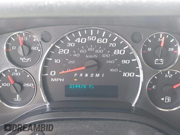 2012 Chevrolet Express Cargo Van with VIN 1GCWGFCA7C1121989, listed as a IAAI auction lot 42118853 with 214,478 mi miles. Bid and sale history available at carsss.com. Image 7.
