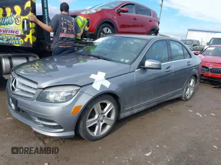 2011 Mercedes-Benz C 300 Sport with VIN WDDGF8BB4BR162809, listed as a IAAI auction lot 41543929 with 128,161 mi miles and . Bid and sale history available at carsss.com. Image 2.