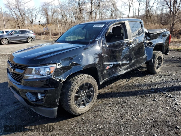 2020 Chevrolet Colorado 4WD Z71 z VIN 1GCGTDEN9L1123067, wystawiony jako Copart lot #48699045 z przebiegiem 43 329 mil mil oraz Szkoda całkowita • Salvage title. Historia ofert i sprzedaży dostępna na DreamBid. Obrazek 1.
