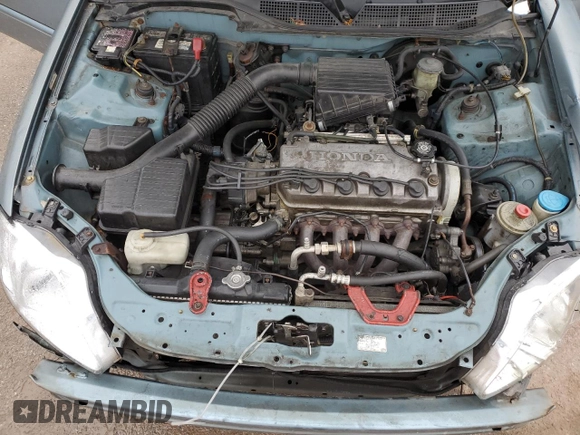 2000 Honda Civic VP with VIN 2HGEJ6612YH566224, listed as a Copart auction lot 74302284 with 197,203 mi miles and Salvage Title. Bid and sale history available at carsss.com. Image 11.
