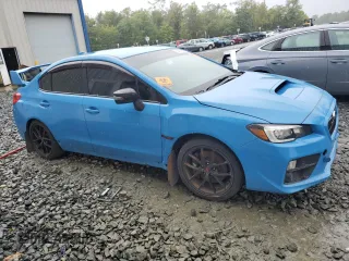 2016 Subaru WRX STI Series.HyperBlue with VIN JF1VA2U66G9813853, listed as a Copart auction lot 72706104 with 56,898 mi miles and Clean title. Bid and sale history available at DreamBid. Image 4.