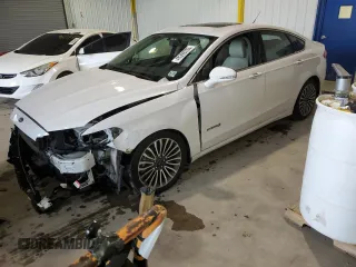 2018 Ford Fusion Hybrid Titanium with VIN 3FA6P0RU9JR141314, listed as a Copart auction lot 45399703 with 109,052 mi miles. Bid and sale history available at carsss.com. Image 1.