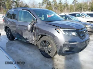 2022 Honda Pilot Special Edition with VIN 5FNYF6H27NB080710, listed as a IAAI auction lot 41612297 with 37,157 mi miles. Bid and sale history available at carsss.com. Image 1.