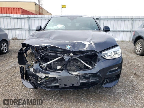 2021 BMW X4 xDrive30i with VIN 5UX2V1C07M9G61961, listed as a Copart auction lot 49663833 with 33,465 mi miles. Bid and sale history available at carsss.com. Image 5.
