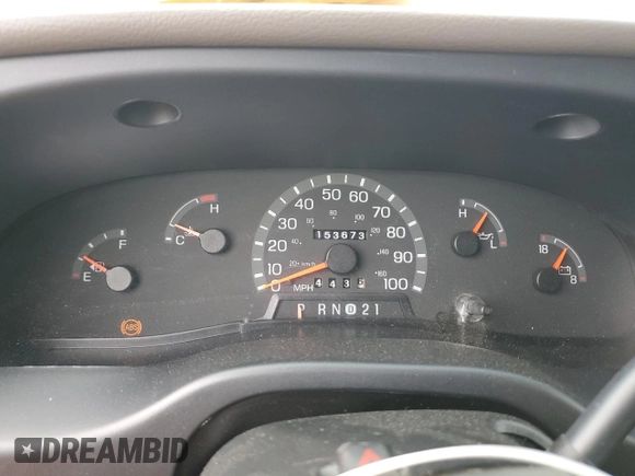 1999 Ford Econoline Cargo with VIN 1FDRE14W6XHA56562, listed as a Copart auction lot 75185804 with 153,673 mi miles and Clean Title. Bid and sale history available at carsss.com. Image 9.