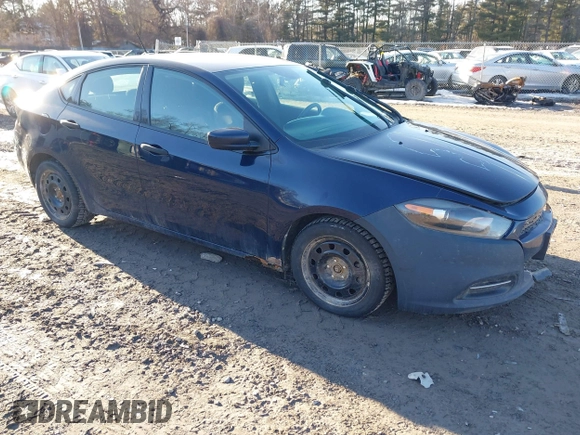 2013 Dodge Dart SE with VIN 1C3CDFAA0DD183835, listed as a IAAI auction lot 41701041 with Not Provided miles and . Bid and sale history available at carsss.com. Image 1.