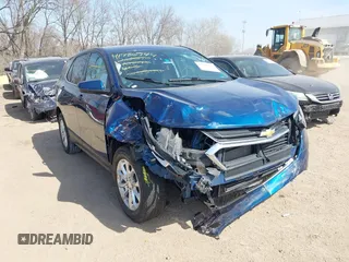 2020 Chevrolet Equinox LT with VIN 2GNAXUEVXL6222091, listed as a IAAI auction lot 41786944 with 43,610 mi miles and . Bid and sale history available at DreamBid. Image 1.