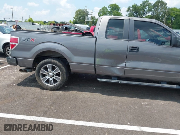 2014 Ford F-150 XL with VIN 1FTEX1CM4EKF42963, listed as a IAAI auction lot 42593646 with 143,409 mi miles and . Bid and sale history available at DreamBid. Image 4.