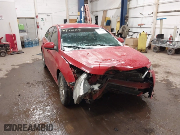 2012 Chevrolet Cruze 1LT with VIN 1G1PF5SC5C7155651, listed as a IAAI auction lot 41402314 with 164,626 mi miles and . Bid and sale history available at DreamBid. Image 1.