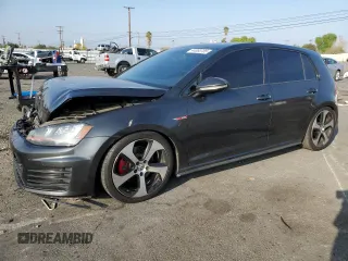 2016 Volkswagen Golf GTI SE with VIN 3VW4T7AU3GM042296, listed as a Copart auction lot 44080785 with 114,313 mi miles and Salvage Title. Bid and sale history available at carsss.com. Image 1.