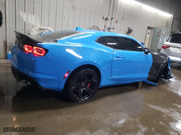 2022 Chevrolet Camaro 1SS with VIN 1G1FF1R77N0125009, listed as a Copart auction lot 41690495 with 19,071 mi miles and Non Repairable. Bid and sale history available at carsss.com. Image 3.