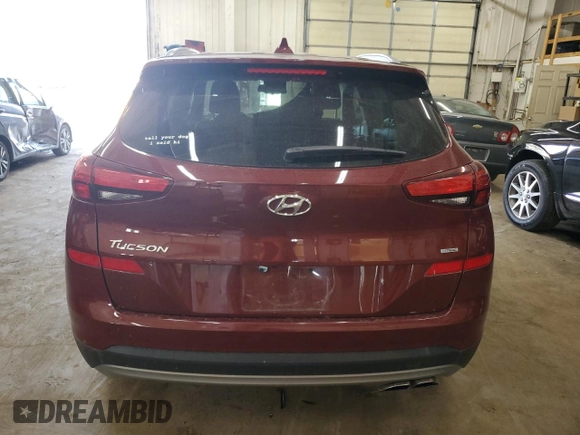 2019 Hyundai Tucson Ultimate with VIN KM8J3CAL8KU014192, listed as a Copart auction lot 49346385 with 57,079 mi miles and Salvage Title. Bid and sale history available at carsss.com. Image 6.