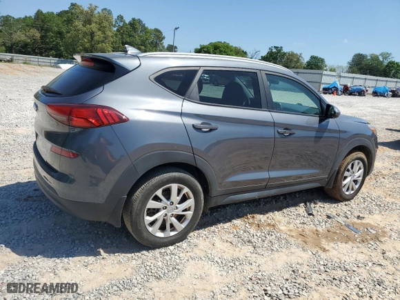 2019 Hyundai Tucson Value with VIN KM8J33A40KU078137, listed as a Copart auction lot 53717795 with 82,243 mi miles and Salvage Title. Bid and sale history available at carsss.com. Image 3.