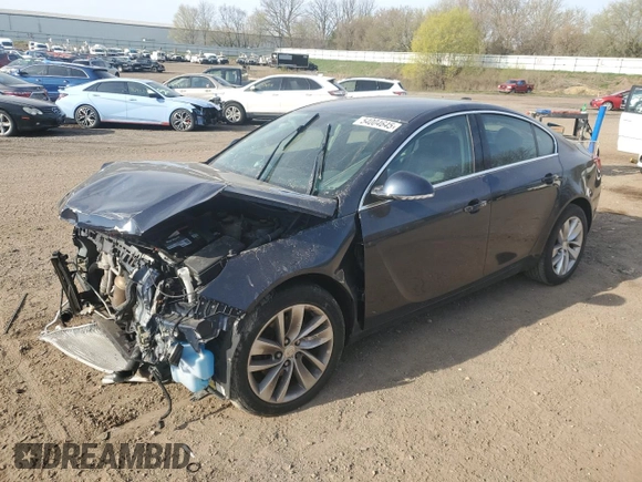 2016 Buick Regal Premium II with VIN 2G4GS5GX6G9109678, listed as a Copart auction lot 54004645 with 70,942 mi miles and Clean title. Bid and sale history available at DreamBid. Image 1.