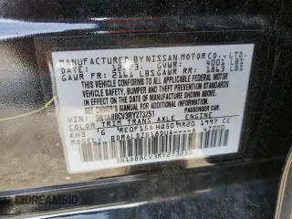 2024 Nissan Sentra SV with VIN 3N1AB8CV3RY273251, listed as a Copart auction lot 55443775 with 27,499 mi miles and Clean Title. Bid and sale history available at DreamBid. Image 13.