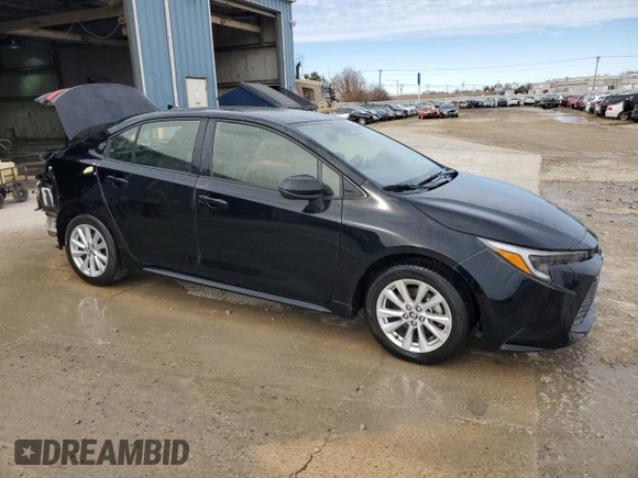 2023 Toyota Corolla Hybrid LE with VIN JTDBCMFE2P3007440, listed as a Copart auction lot 47140785 with 20,620 mi miles and Salvage Title. Bid and sale history available at carsss.com. Image 4.