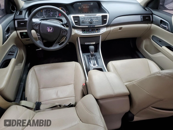2014 Honda Accord LX z VIN 1HGCR2F33EA264588, wystawiony jako Copart lot #52978875 z przebiegiem 122 866 mil mil oraz Szkoda całkowita • Salvage title. Historia ofert i sprzedaży dostępna na DreamBid. Obrazek 8.