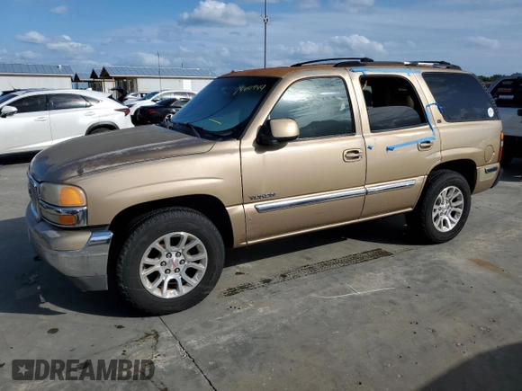 2000 GMC Yukon SLT with VIN 1GKEC13T0YJ204011, listed as a Copart auction lot 74451944 with 0 mi miles and Salvage Title. Bid and sale history available at carsss.com. Image 1.