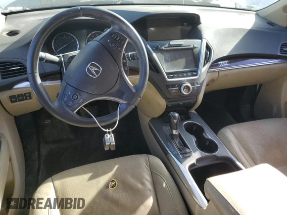 2015 Acura MDX Advance/Entertainment Pkg with VIN 5FRYD3H84FB002247, listed as a Copart auction lot 47773735 with 175,689 mi miles and Salvage Title. Bid and sale history available at carsss.com. Image 8.