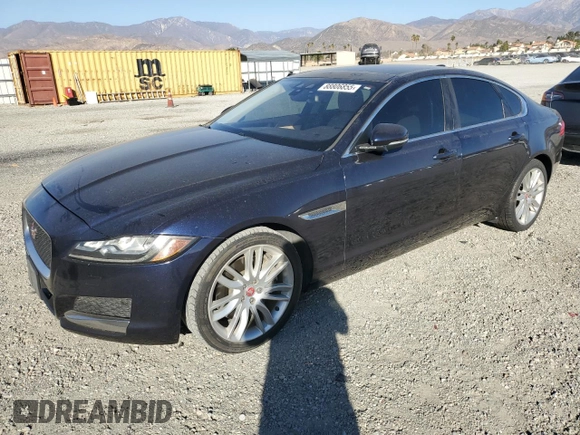 2017 Jaguar XF 35t Prestige with VIN SAJBE4BV0HCY33500, listed as a Copart auction lot 88806855 with 74,506 mi miles and Clean Title. Bid and sale history available at carsss.com. Image 1.